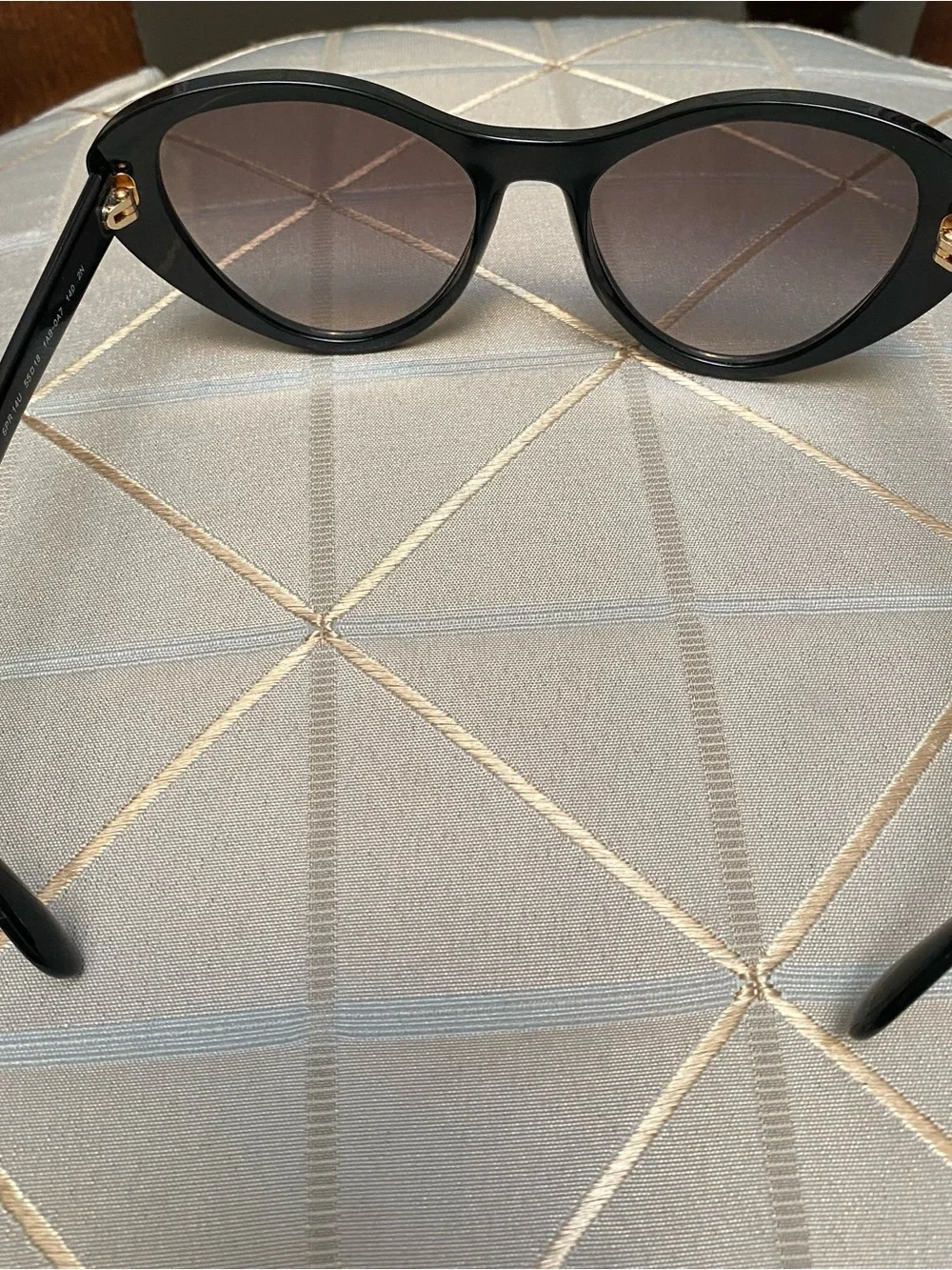Prada Oversized Black Cat-Eye Sunglasses - Picture 3 of 9